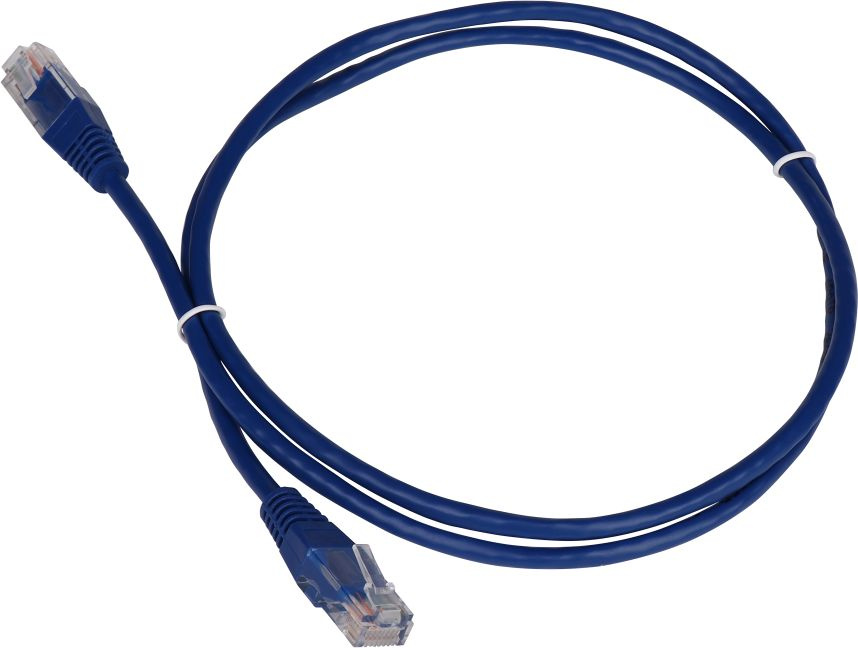 Патч-корд Lanmaster TWT-45-45-0.15-BL RJ-45 вил.-вилка RJ-45 кат.5E 0.15м синий ПВХ (уп.:1шт)