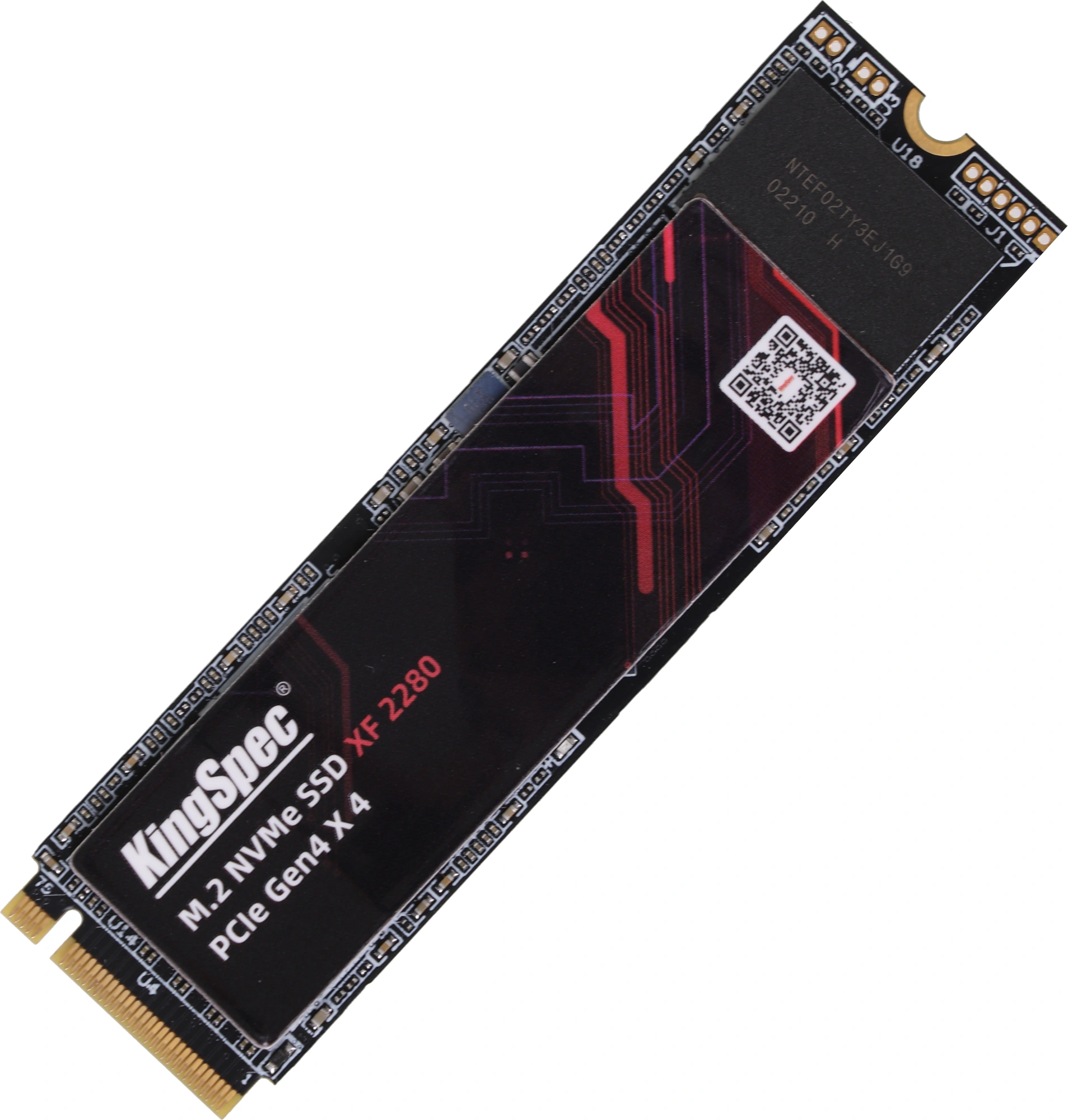 Накопитель SSD Kingspec PCIe 4.0 x4 512GB XF-512 M.2 2280