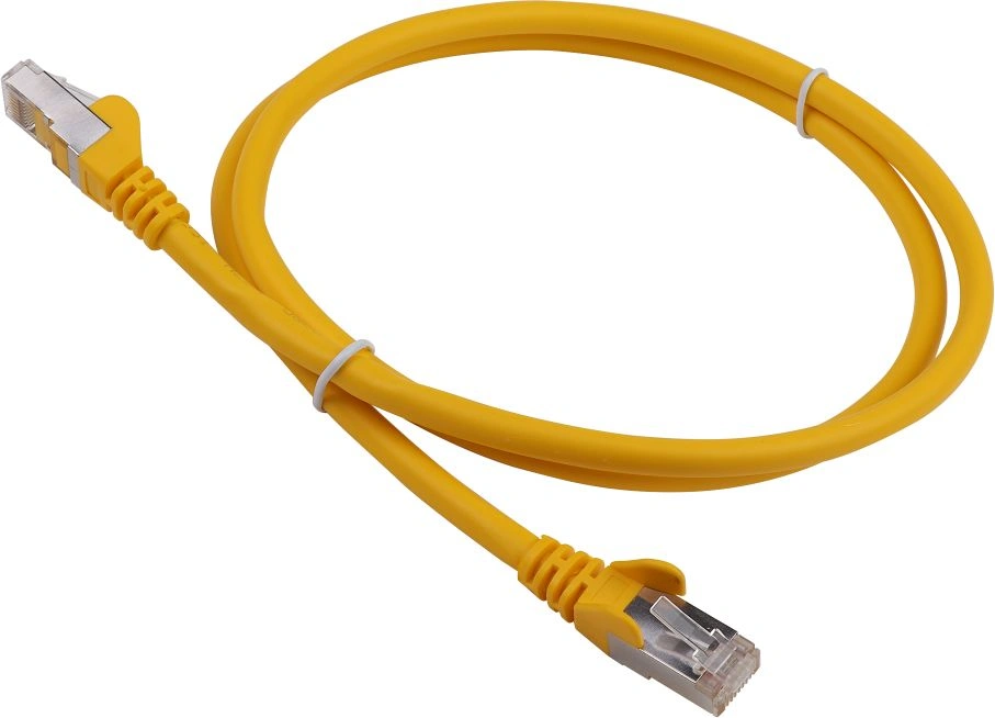 Патч-корд Lanmaster LAN-PC45/S6A-1.0-YL FTP RJ-45 вил.-вилка RJ-45 кат.6A 1м желтый LSZH (уп.:1шт)