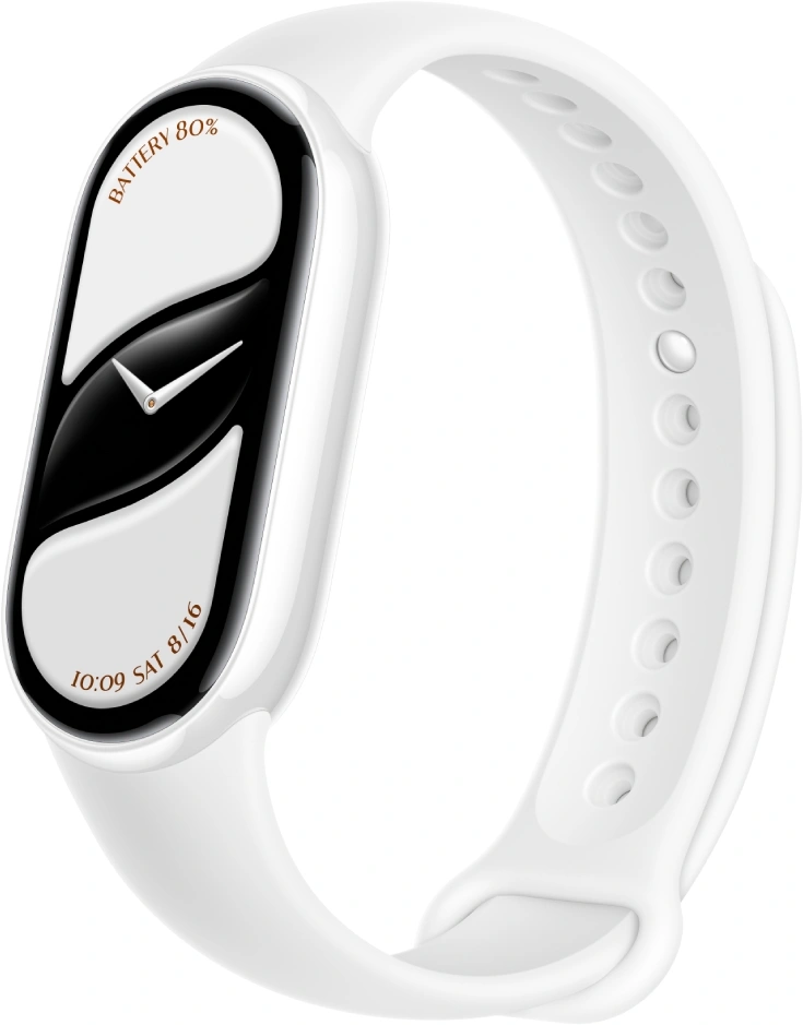 Фитнес-трекер Xiaomi Smart Band 10 AMOLED корп.:белый рем.:белый (BHR07Y5GL)