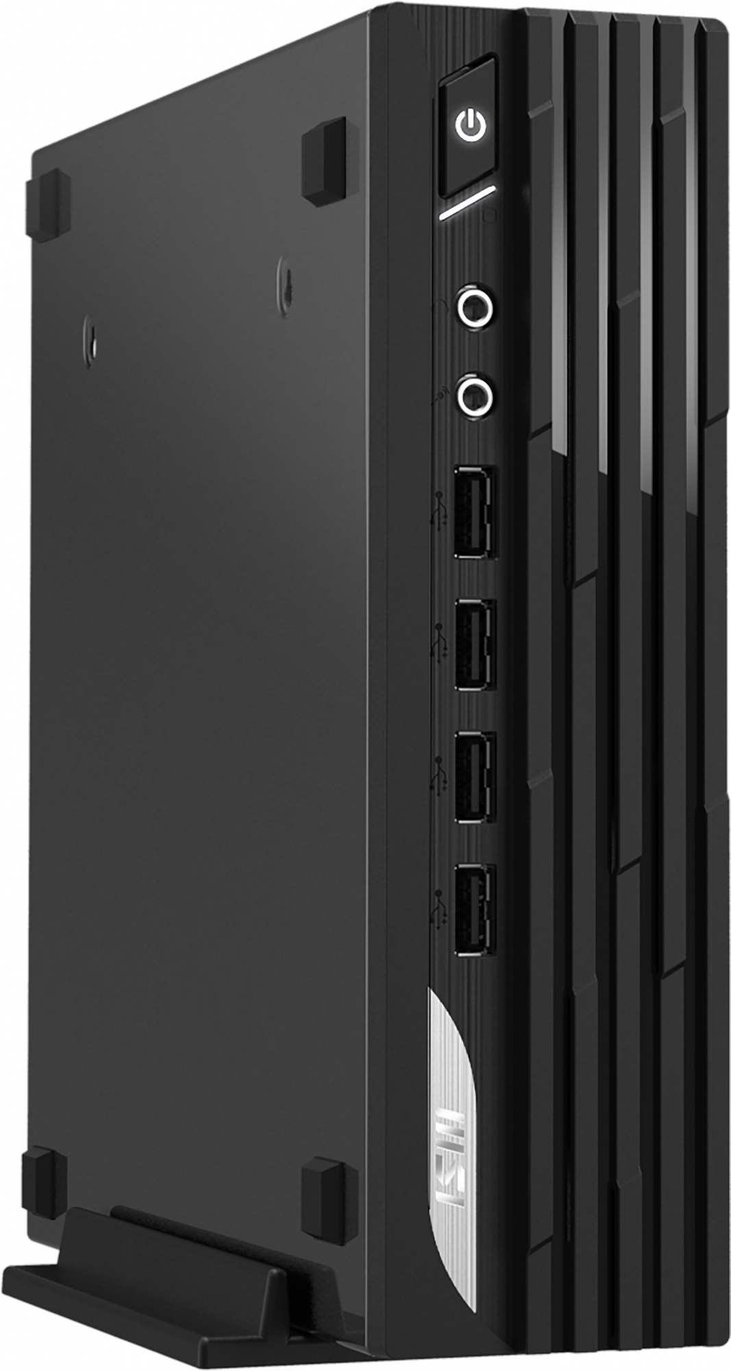 Неттоп MSI Pro DP21 13M-607RU PG G7400 (3.7) 4Gb SSD128Gb UHDG 710 Windows 11 Pro GbitEth WiFi BT 120W черный (9S6-B0A421-666)