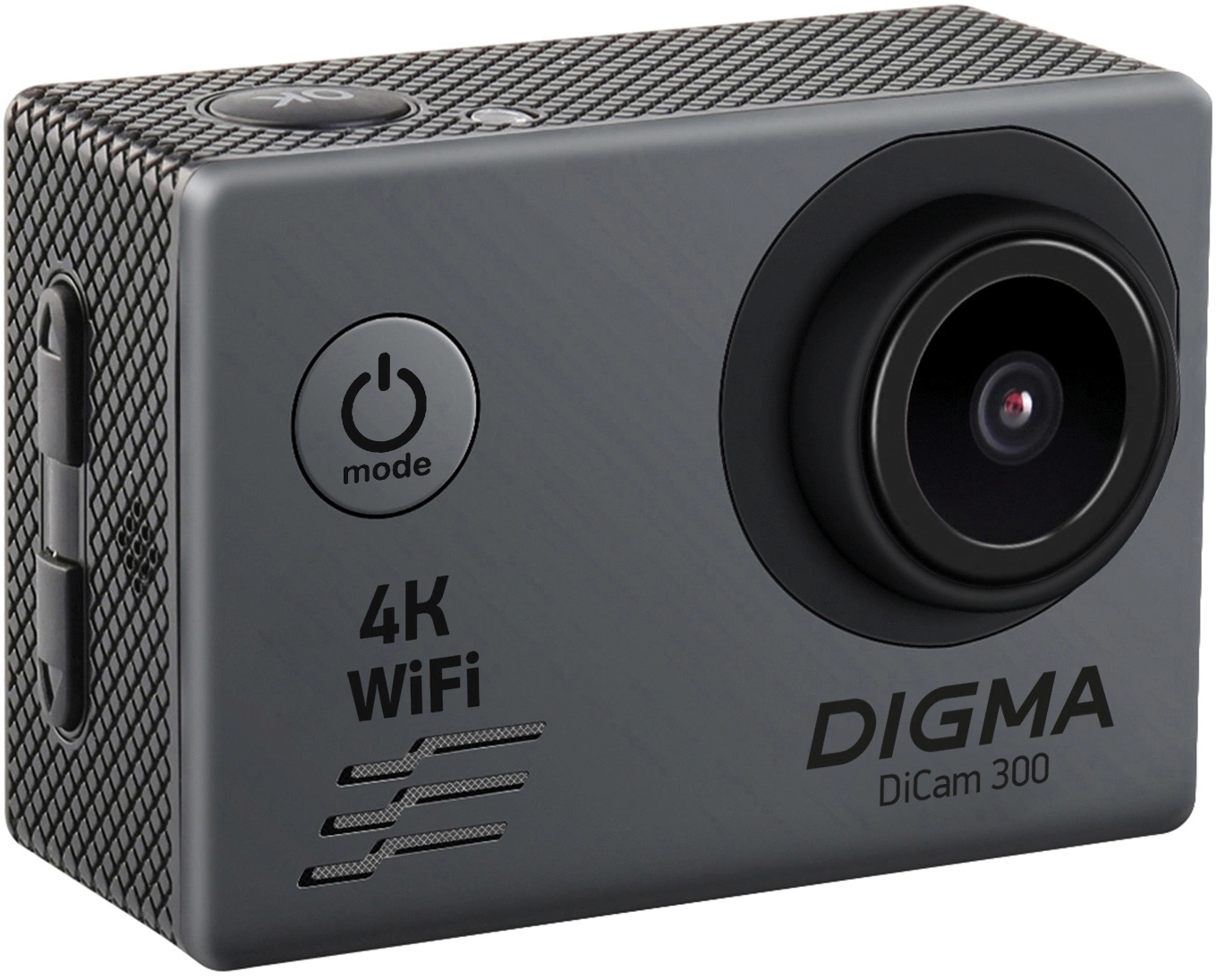 Экшн-камера Digma DiCam 300 серый