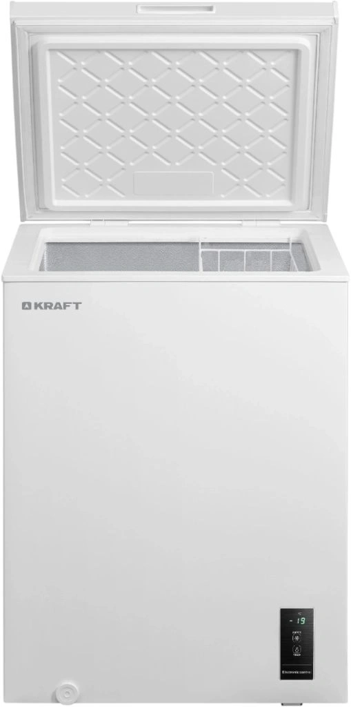 Морозильный ларь Kraft BD (W)-152BL белый 74Вт