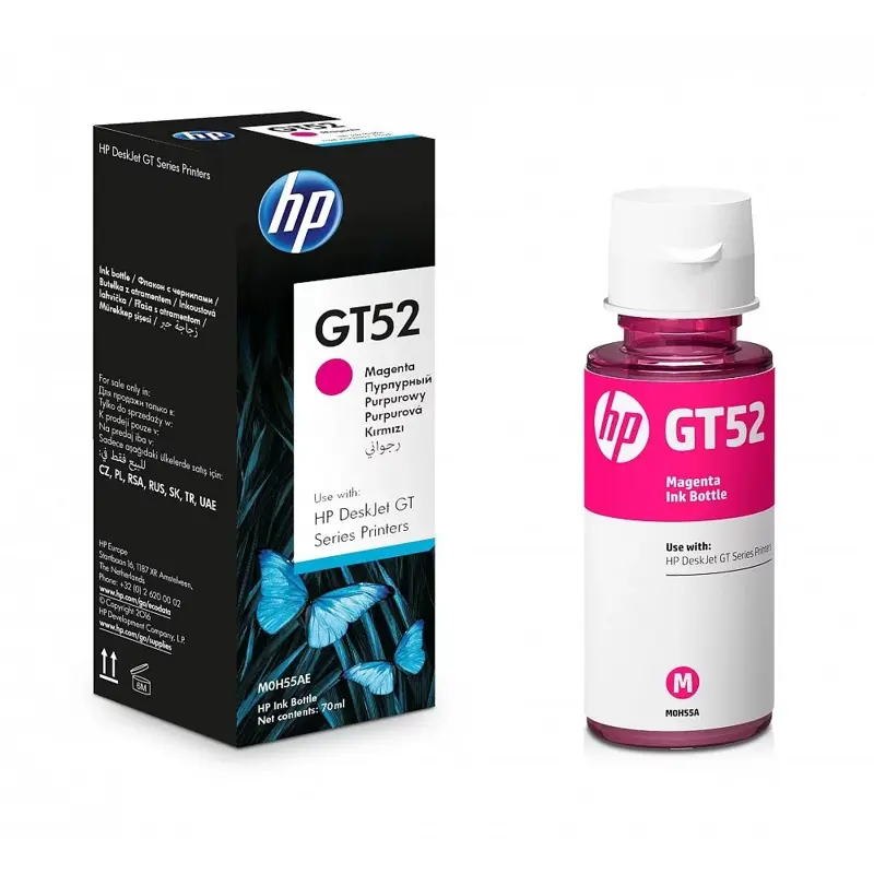 HP GT52 Magenta Original Ink Bottle (M0H55AE)