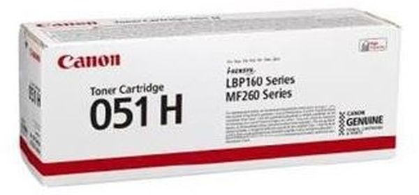 Картридж лазерный Canon 051H 2169C002 черный бар.в компл. (4100стр.) для Canon LBP162dw