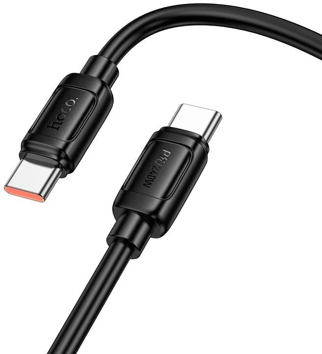 Кабель Hoco X115 52018 USB Type-C (m)-USB Type-C (m) 1.2м черный