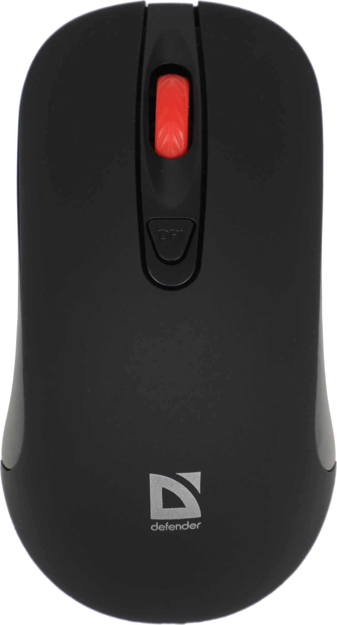 Мышь Defender Nexus MS-195 черный оптическая 1600dpi silent беспров. USB 3but (52195)