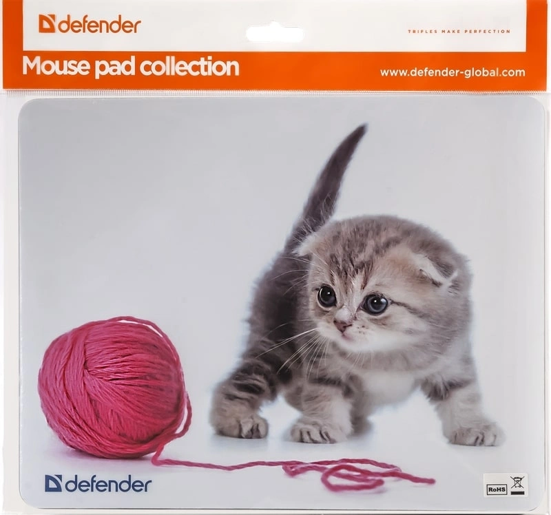 Коврик для мыши Defender Silk Мини рисунок 230x190x1.6мм (50706)