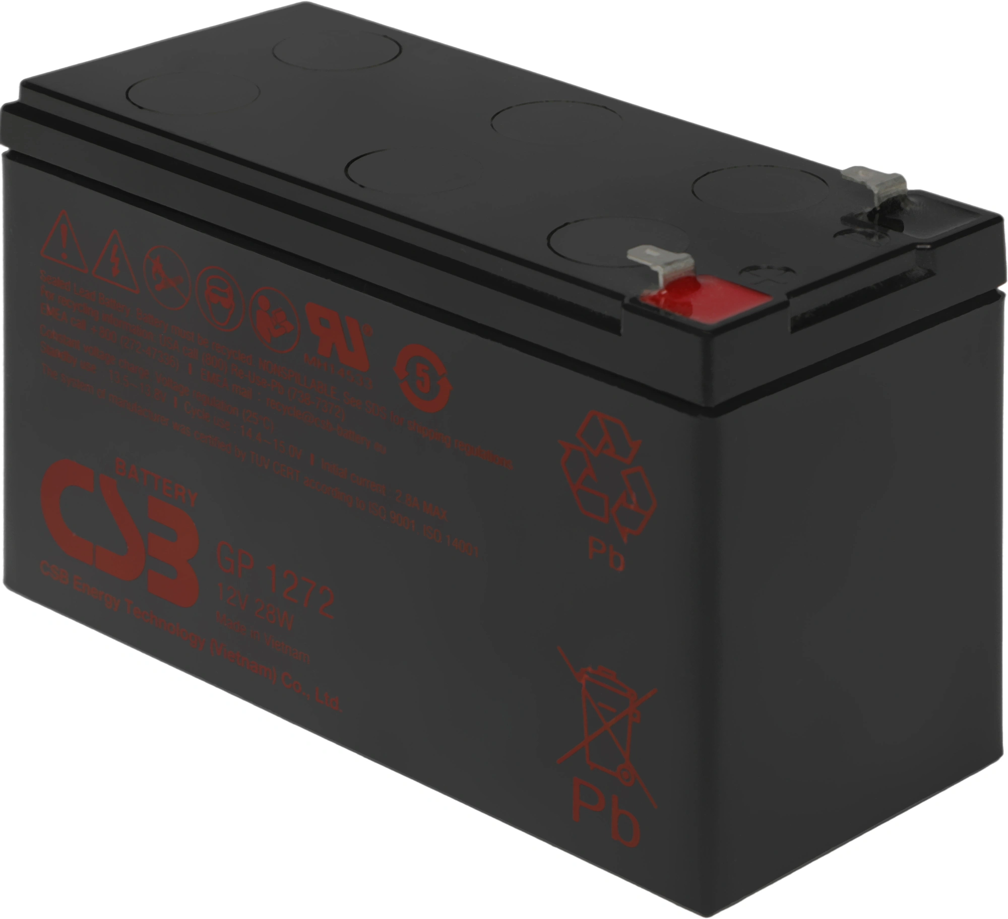 Батарея для ИБП CSB GP1272 (12V28W) 12В