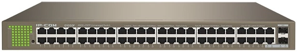 Коммутатор IP-Com G1050F (L2) 48x1Гбит/с 2SFP неуправляемый