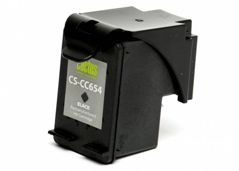 Картридж струйный Cactus CS-CC654 №901 черный (18мл) для HP DJ 4500/J4580/J4660/J4680 с чипом