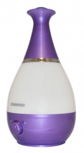 Увлажнитель воздуха Starwind SHC1221 5Вт (ультразвуковой) фиолетовый/серебристый