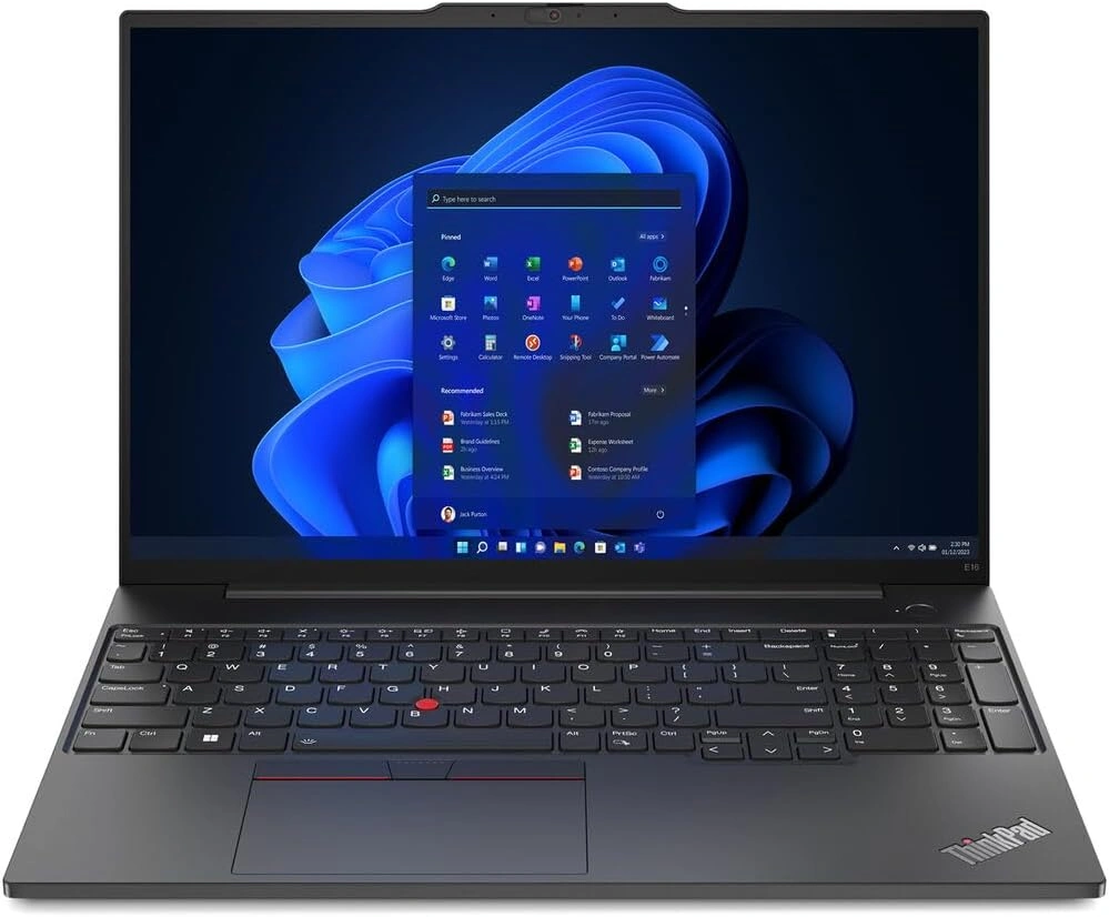 Ноутбук Lenovo ThinkPad E16 G2 Ryzen 7 7735HS 32Gb SSD512Gb AMD Radeon 680M 16" IPS WUXGA (1920x1200) Windows 11 Pro black WiFi BT Cam (21M5S0JK00_32G)