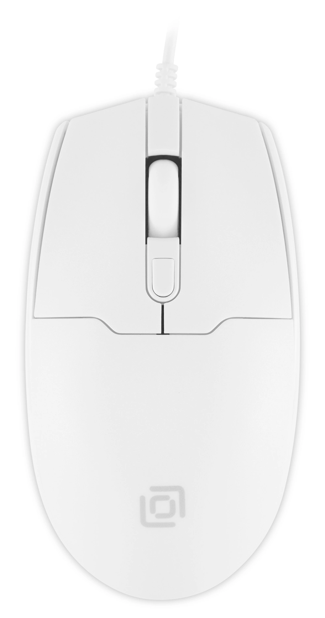 Мышь Оклик 147M белый оптическая 2000dpi USB 4but (1868746)