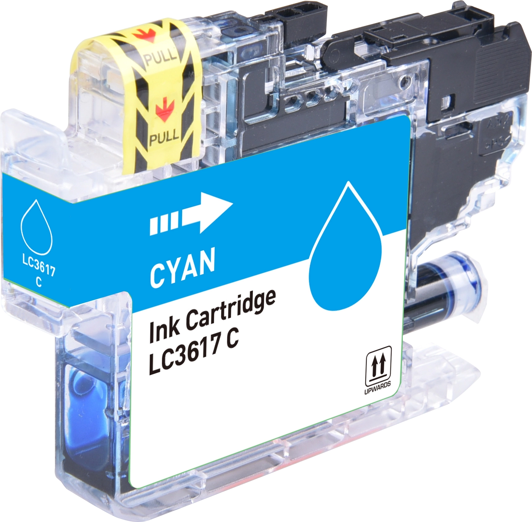 Картридж струйный Cactus CS-LC3617C голубой (14мл) для Brother MFC-J2330DW/J2730DW/J3530DW/J3930DW с чипом
