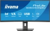 Монитор Iiyama 34" ProLite XCB3497WQSNPH-B1 черный VA LED 21:9 HDMI M/M Cam матовая HAS Piv 3000:1 350cd 178гр/178гр 3440x1440 120Hz FreeSync Premium DP UW USB 9.7кг