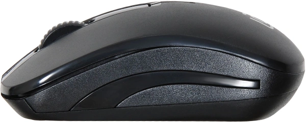 Мышь Оклик 445MW черный оптическая 1600dpi беспров. USB 3but (945817)