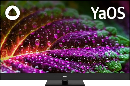 Телевизор QLED BBK 43" 43LED-8259/UTS2C Яндекс.ТВ Frameless черный 4K Ultra HD 60Hz DVB-T2 DVB-C DVB-S2 USB WiFi Smart TV (RUS)