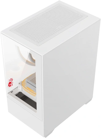 Корпус Bloody CC-125 белый без БП mATX 5x120mm 2xUSB2.0 1xUSB3.0 audio bott PSU