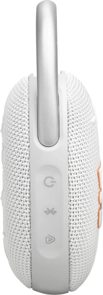 Колонка порт. JBL Clip 5 белый 7W Mono BT 10м 1400mAh