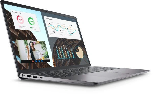 Ноутбук Dell Vostro 3530 Core i5 1335U 8Gb SSD512Gb Intel Iris Xe graphics 15.6" WVA FHD (1920x1080) Linux Ubuntu black WiFi BT Cam (3530-5850)