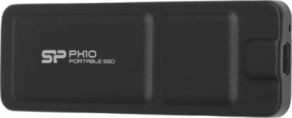 Накопитель SSD Silicon Power USB-C 1TB SP010TBPSDPX10CK PX10 черный