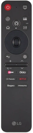 Телевизор LED LG 75" 75QNED80A6A.ARUG черный титан 4K Ultra HD 60Hz DVB-T DVB-T2 DVB-C DVB-S DVB-S2 USB WiFi Smart TV