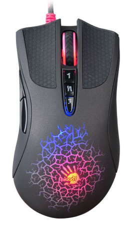 Мышь A4Tech Bloody AL90 Blazing черный лазерная 12000dpi USB 8but (AL90 ACTIVATED)