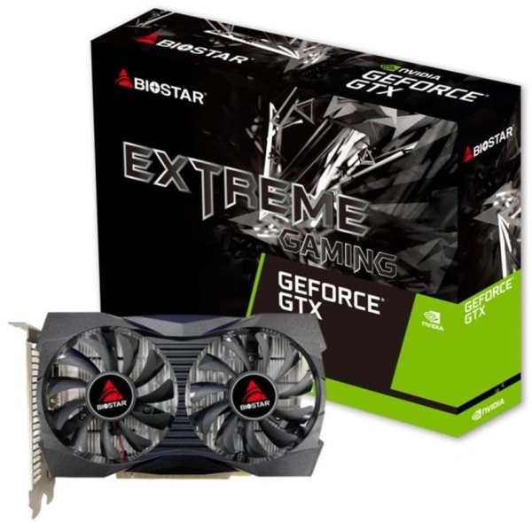 Видеокарта Biostar PCI-E 3.0 VN1055XF41 NVIDIA GeForce GTX 1050 4Gb 128bit GDDR5 1354/7000 DVIx1 HDMIx1 DPx1 HDCP Ret
