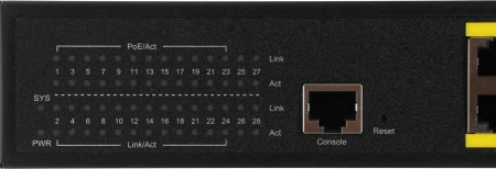Коммутатор Cudy GS2028PS4-300W (L2) 28x1Гбит/с 4SFP 24PoE+ 300W управляемый