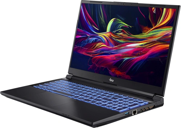 Ноутбук IRU Калибр 15ALC Core i5 12500H 32Gb SSD512Gb NVIDIA GeForce RTX 3050 4Gb 15.6" IPS FHD (1920x1080) без ОС black WiFi BT Cam 3465mAh (1993718)