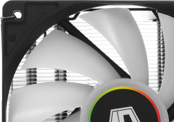 Устройство охлаждения(кулер) ID-Cooling SE-214-XT RGB Soc-AM5/AM4/1200/1700/1851 черный/белый 4-pin 16-27dB Al+Cu 180W 810gr Ret