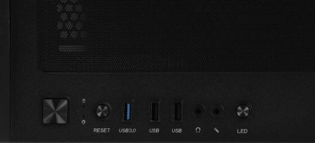 Корпус Azza Celesta F черный без БП ATX 5x120mm 5x140mm 2xUSB2.0 1xUSB3.0 audio bott PSU