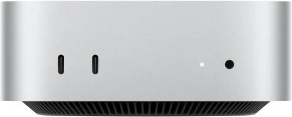 ПК Apple Mac mini A3238 M4 10 core (4.41) 16Gb SSD256Gb 10 core GPU macOS GbitEth WiFi BT серебристый (MU9D3HN/A)