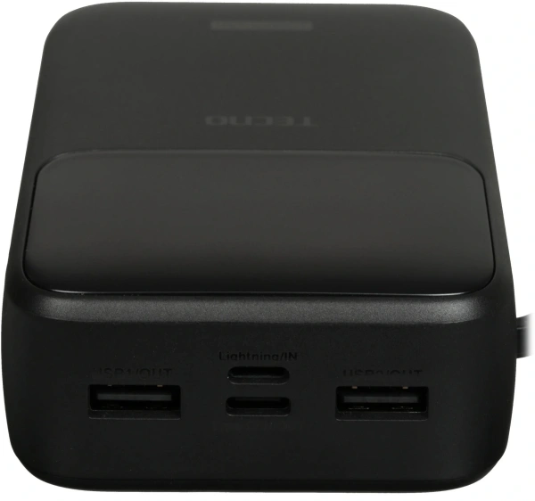 Мобильный аккумулятор Tecno Pocket S201 20000mAh 2.4A 2xUSB-A/USB-C черный