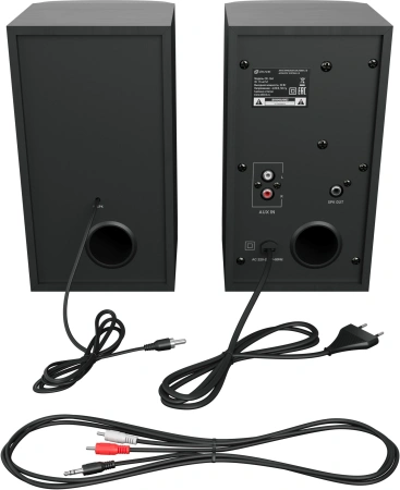 Колонки Оклик OK-164 2.0 черный 30Вт
