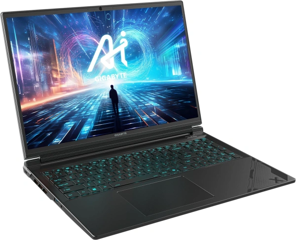 Ноутбук Gigabyte G6X Core i7 13650HX 16Gb SSD1Tb NVIDIA GeForce RTX4060 8Gb 16" IPS FHD+ (1920x1200) FreeDOS grey WiFi BT Cam (9KG-43KZ894SD)