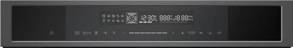 Духовой шкаф Электрический Hyundai HMEO 6580 DX черный/графитовый