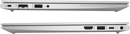 Ноутбук HP EliteBook 630 G10 Core i7 1355U 8Gb SSD512Gb Intel Iris Xe graphics 13.3" IPS FHD (1920x1080) FreeDOS silver WiFi BT Cam (816M8EA)