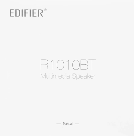 Колонки Edifier R1010BT 2.0 черный/черный 24Вт BT