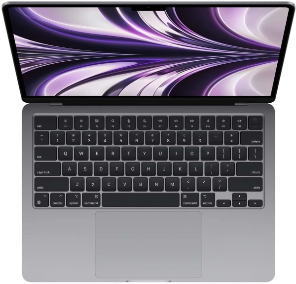 Ноутбук Apple MacBook Air A2681 M2 8 core 8Gb SSD256Gb/8 core GPU 13.6" Retina (2560x1664) macOS grey space WiFi BT Cam (Z15S0007B(MLXW3))