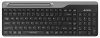 Клавиатура A4Tech FBK25 черный/серый USB беспроводная BT/Radio slim Multimedia (FBK25 BLACK)
