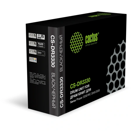 Блок фотобарабана Cactus CS-DR3330 101R00555 черный ч/б:30000стр. для Phaser 3330/WC 3345/3335 Xerox