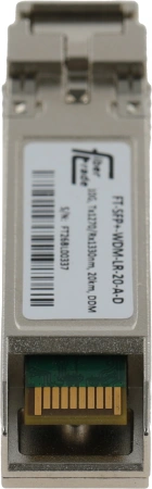 Трансивер Future Technologies FT-SFP+-WDM-LR-20-A-D оптич. SFP+ SM 10Гбит/с Tx:1270нм Rx:1330нм до 20км