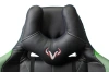 Кресло игровое Zombie VIKING 5 AERO черный/салатовый экокожа с подголов. крестов. пластик
