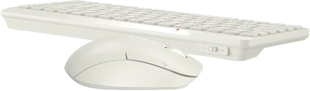Клавиатура + мышь A4Tech Fstyler FG2200 Air2 клав:бежевый мышь:бежевый USB беспроводная slim (FG2200 AIR2 BEIGE)