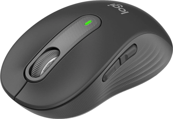 Мышь Logitech M650 графитовый оптическая 4000dpi беспров. BT/Radio USB 4but (910-006390)
