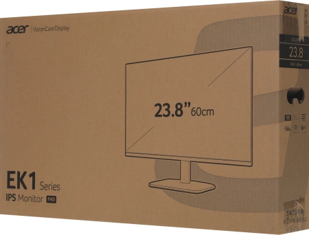 Монитор Acer 23.8" EK241YEbi черный IPS LED 1ms 16:9 HDMI матовая 250cd 178гр/178гр 1920x1080 100Hz FreeSync VGA FHD 2.68кг