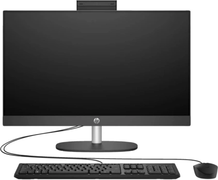 Моноблок HP ProOne 240 G10 23.8" Full HD i3 N300 (0.8) 8Gb SSD256Gb UHDG FreeDOS GbitEth WiFi BT 65W клавиатура мышь Cam черный/серебристый 1920x1080