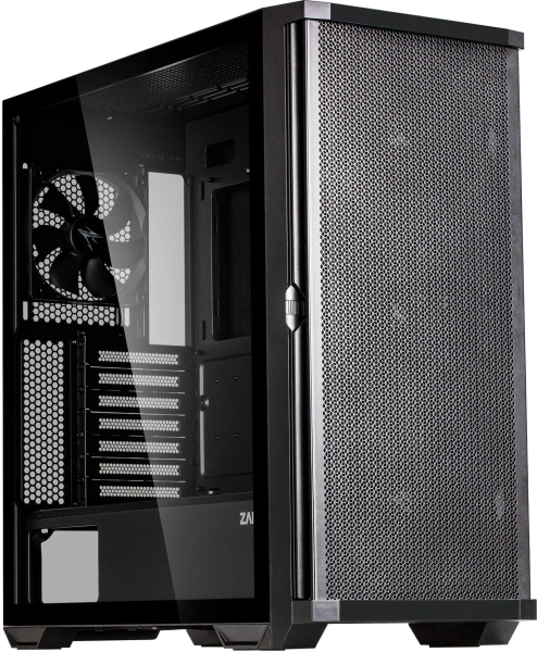 Корпус Zalman Z10 черный без БП ATX 10x120mm 2x140mm 2xUSB3.0 audio bott PSU
